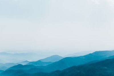 高山鸟瞰图